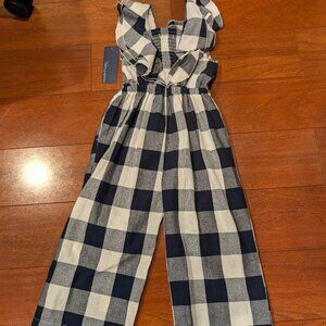 Girls' Ruffle Wide Leg Jumpsuit - Habitual Kid